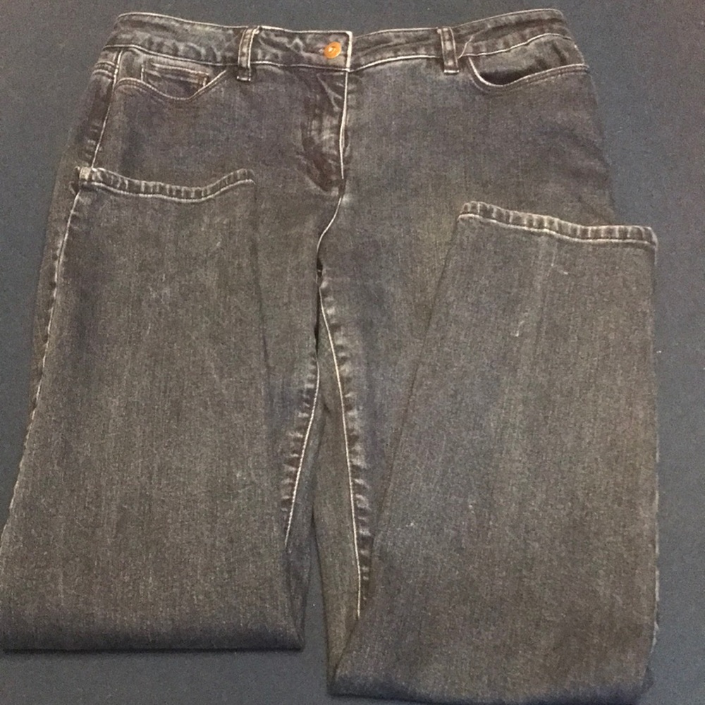Blue W by Worth Denim Straight Leg Jeans SZ 14